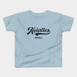 Marseille Noailles - Marseille Noailles Schriftzug - Noailles Logo Kids T-Shirt